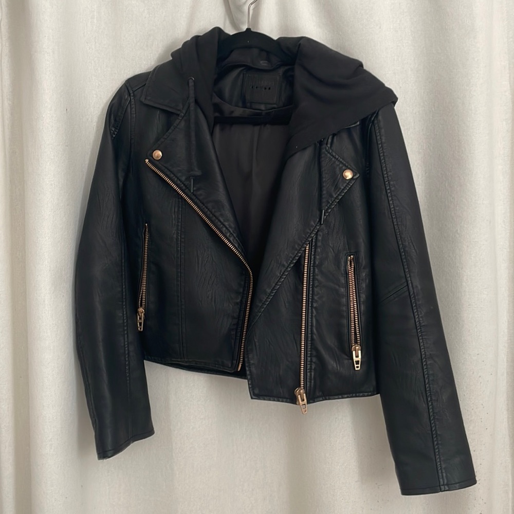 blanknyc faux leather jacket